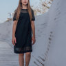 143 Платье-сетка, черный